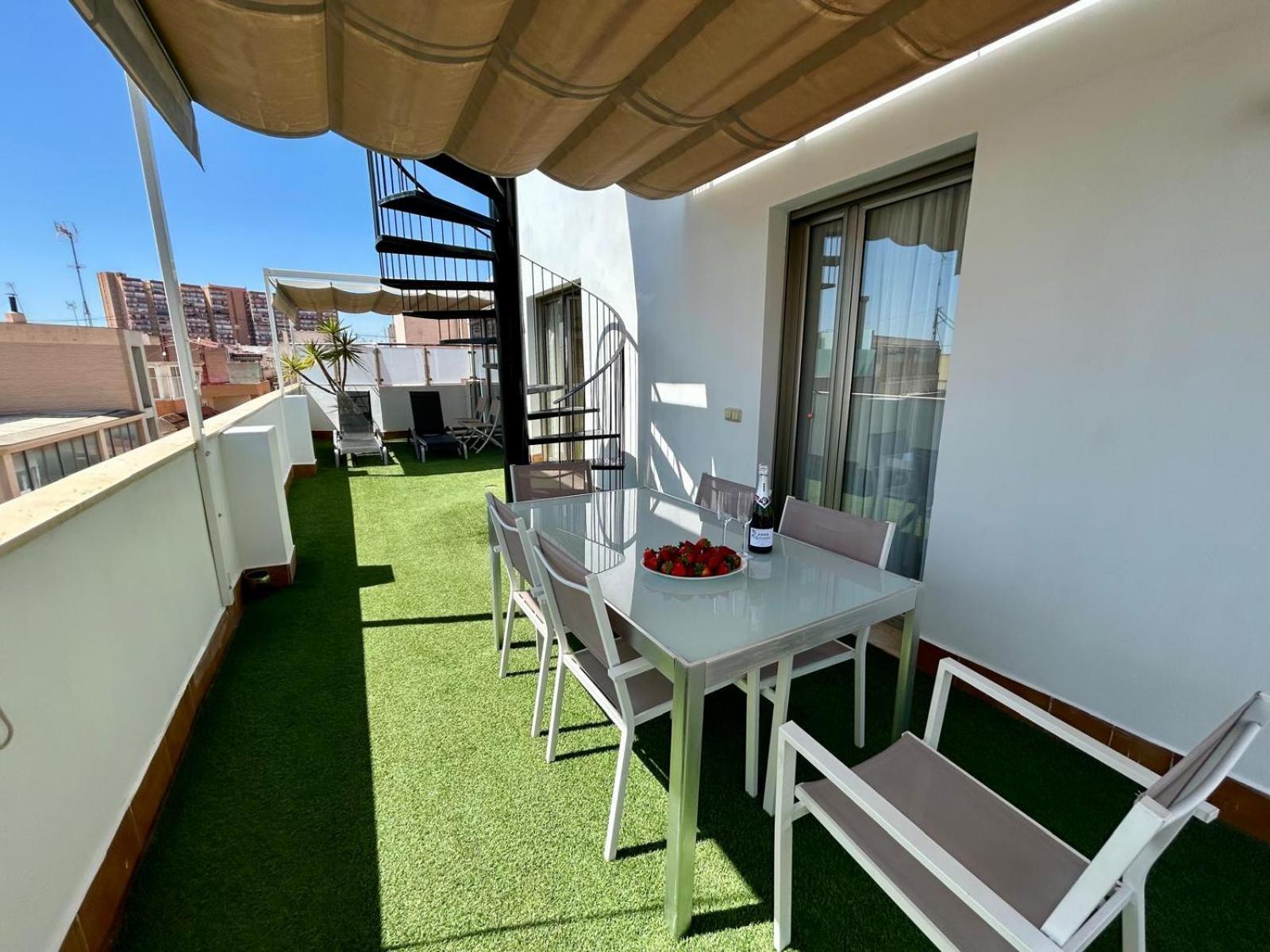 2 Big Terraces Penthouse City Center Alicante Exterior foto